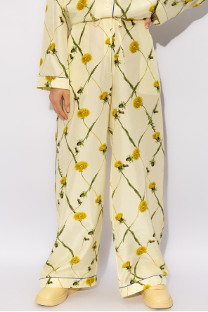 Burberry Spodnie w stylu piżamowym