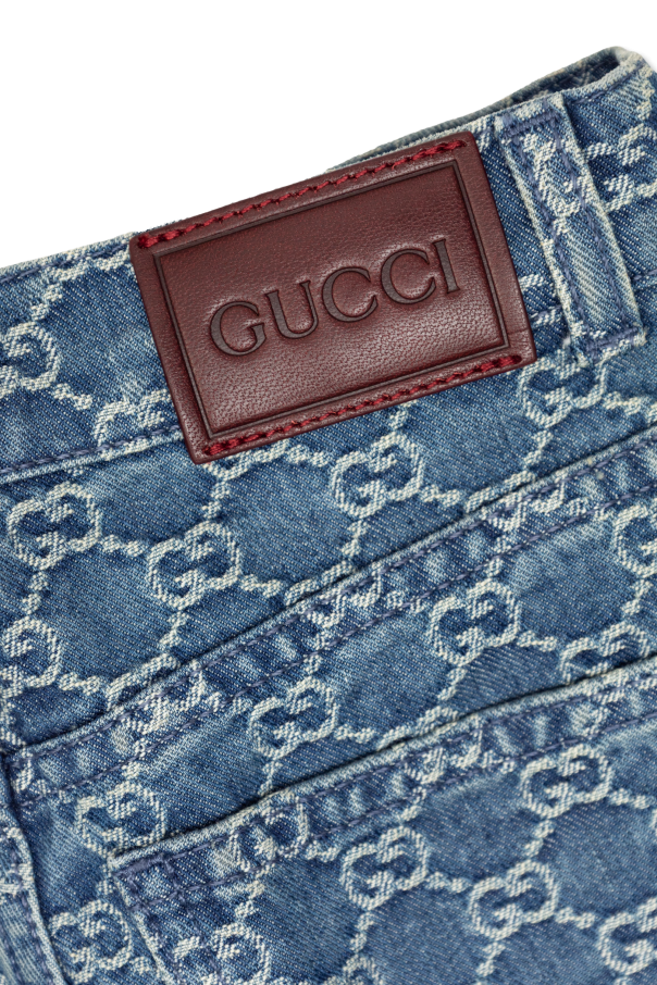 Gucci Kids Jeans mit Monogramm