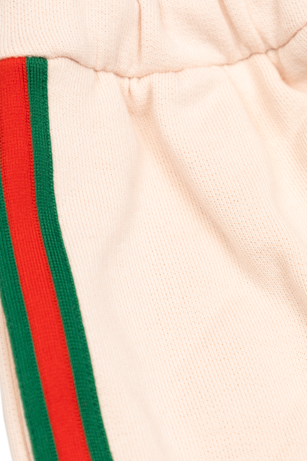 Gucci Kids Sweatpants with signature Web stripe