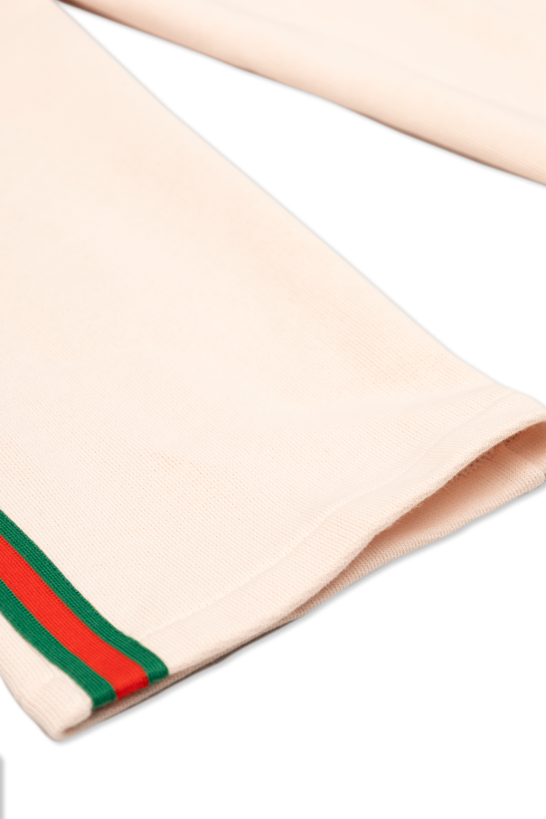 Gucci Kids Sweatpants with signature Web stripe
