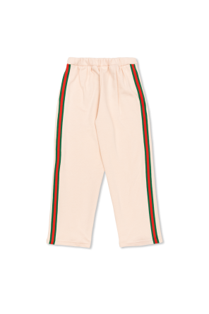 Sweatpants with signature Web stripe