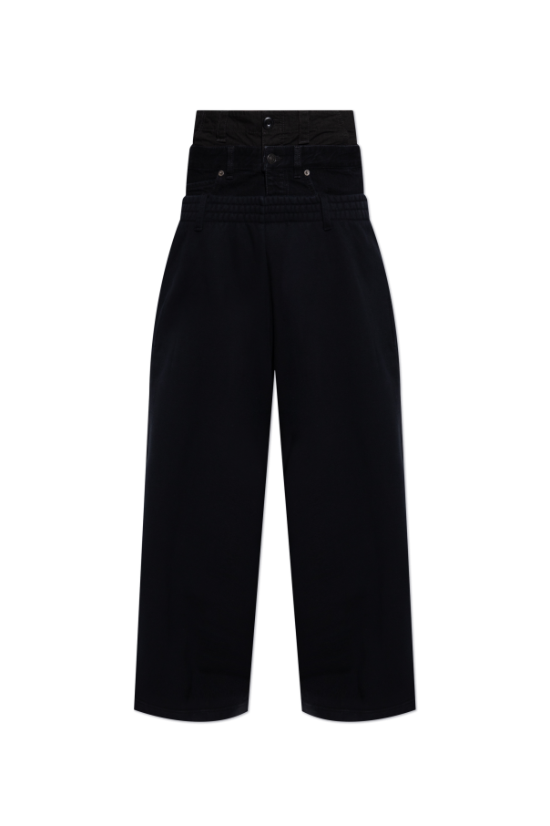 Balenciaga Sweatpants with denim waistband