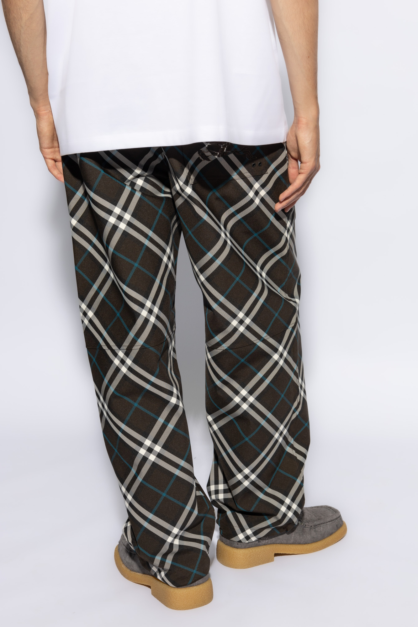 Burberry Checkered Trousers