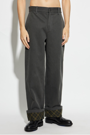 Burberry Trousers with logo