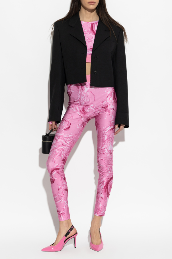 Versace Jeans Couture Leggings mit "barocco"-Muster