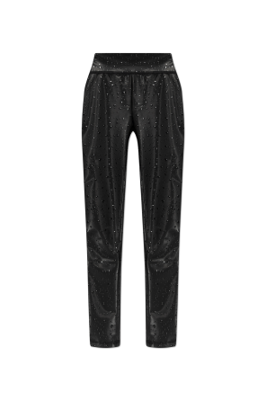 Legginsy z nadrukiem kropel wody