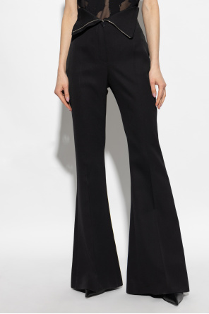 Alexander McQueen Wełniane spodnie