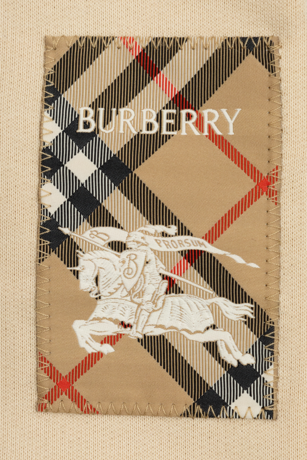 Burberry Kids Sweatpants with logo patch