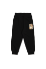 Burberry Kids Sweatpants with logo patch