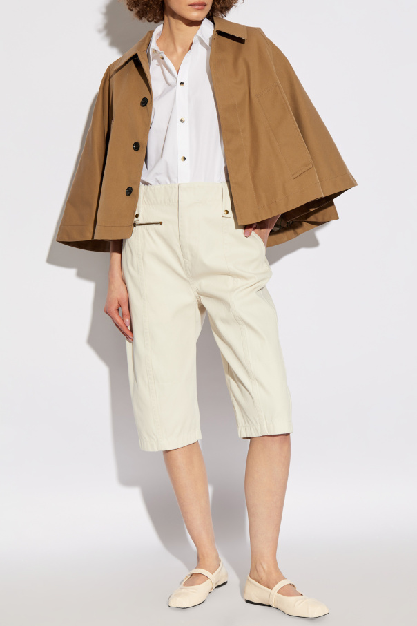 Burberry Trousers with zippers on the legs