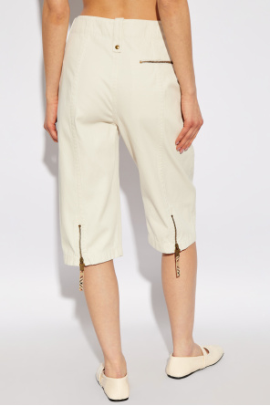 Burberry Trousers with zippers on the legs