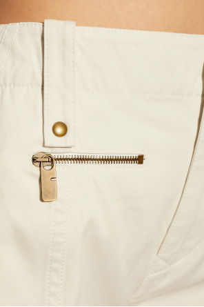 Burberry Trousers with zippers on the legs
