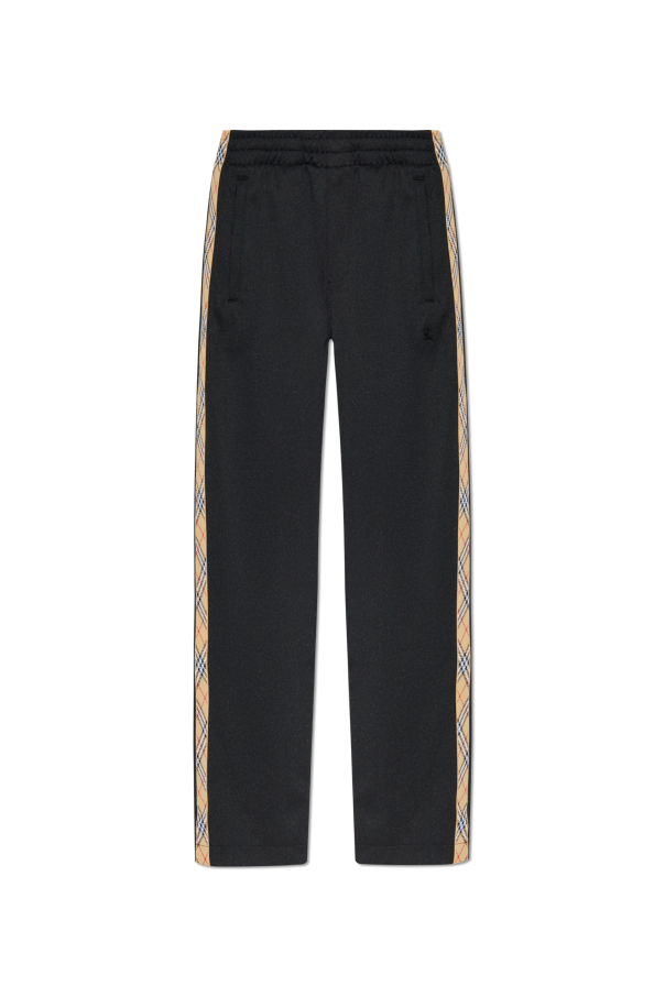 Trousers with side stripes od Burberry