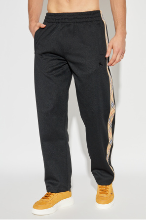 Burberry Trousers with side stripes