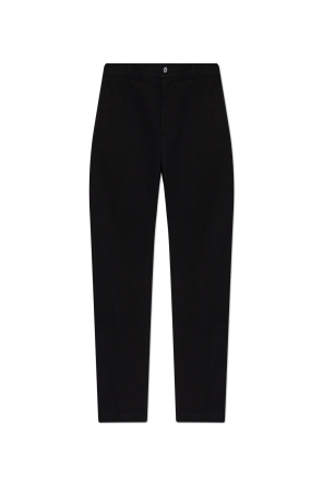 Creased trousers 