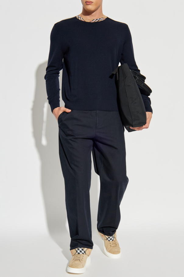 Burberry Pantalones de vestir con raya marcada