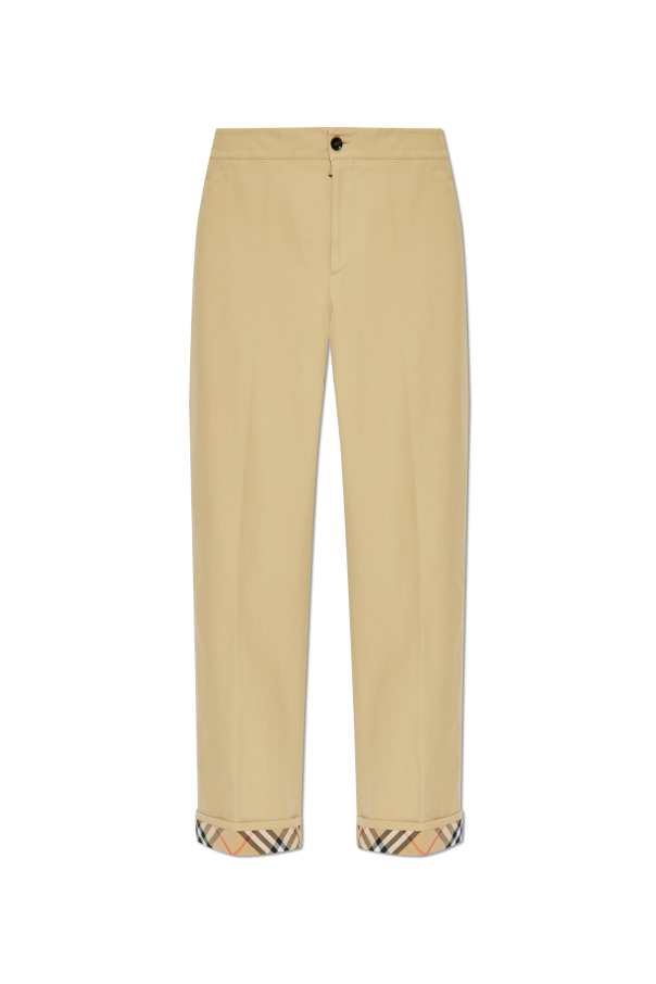 Burberry Creased trousers