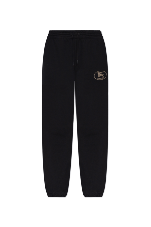 Trousers with logo