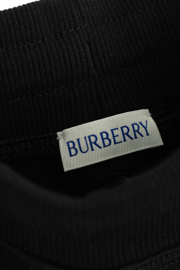 Burberry Kids Jogginghose mit beigefarbenen Seitenstreifen