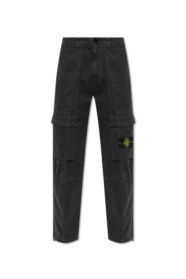 Stone Island Trousers with logo