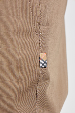 Burberry Pantalones de algodón tipo "Chinos"