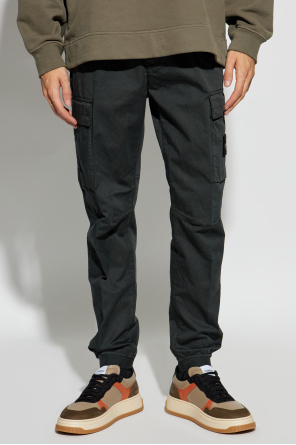 Stone Island Trousers with logo