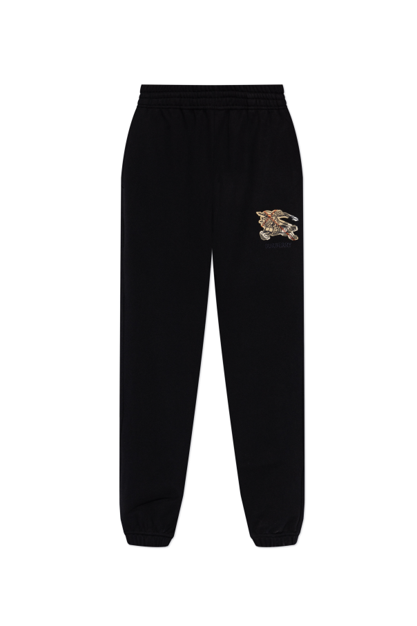 Sweatpants with logo patch od Burberry