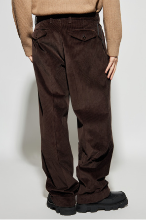 Burberry Corduroy trousers with pleats