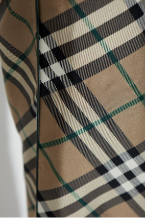 Burberry Silk pants with a check pattern