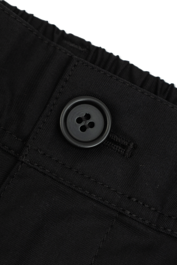 Burberry Kids Baumwollhose mit umgeschlagenen Hosenbeinen