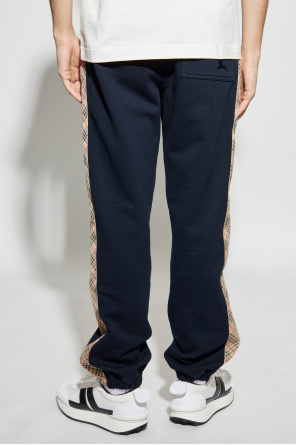 Burberry Spodnie dresowe z lampasami