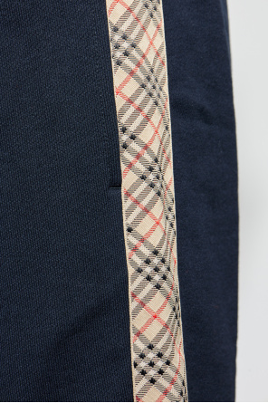 Burberry Spodnie dresowe z lampasami