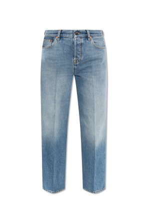 Straight-leg jeans