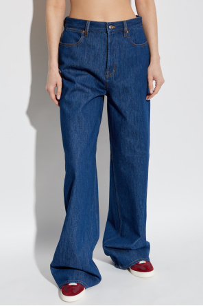 Gucci Jeansy z nogawkami o szerokim kroju
