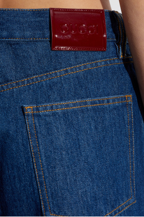 Gucci Jeansy z nogawkami o szerokim kroju
