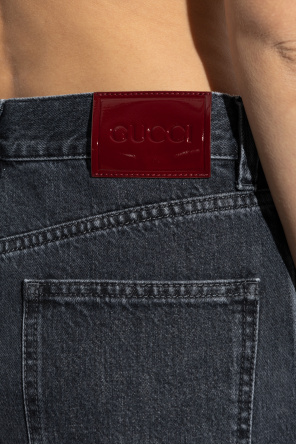 Gucci Jeansy z szerokimi nogawkami