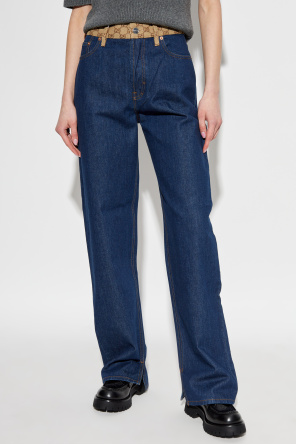 Gucci Jeansy ze wzorem `GG`