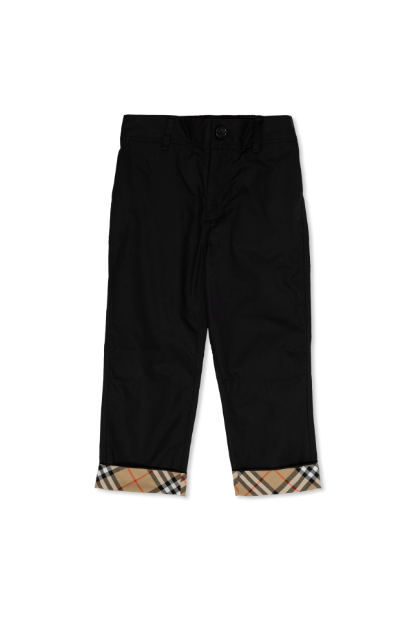 “Sheldon” trousers od Burberry Kids