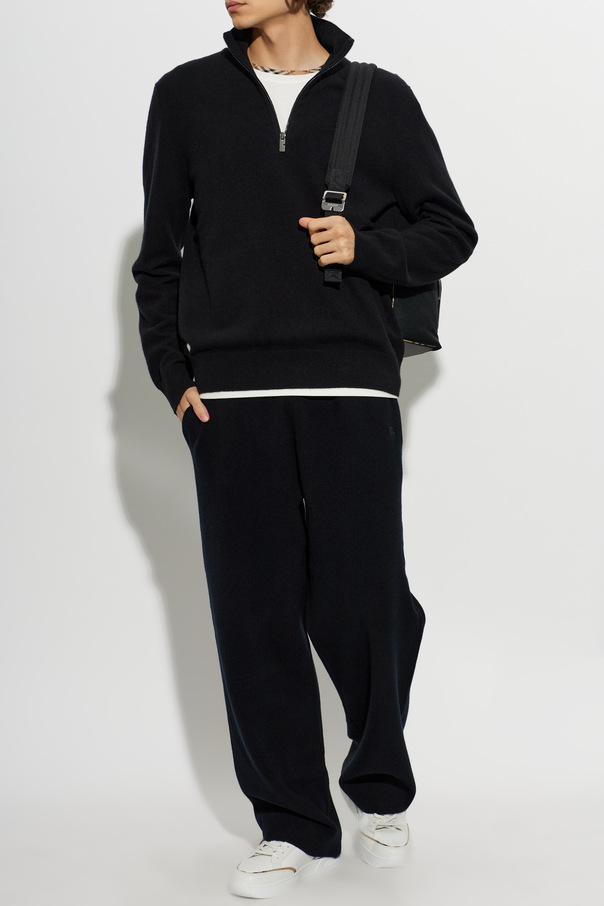 Burberry Kaszmirowe spodnie ‘Colby’
