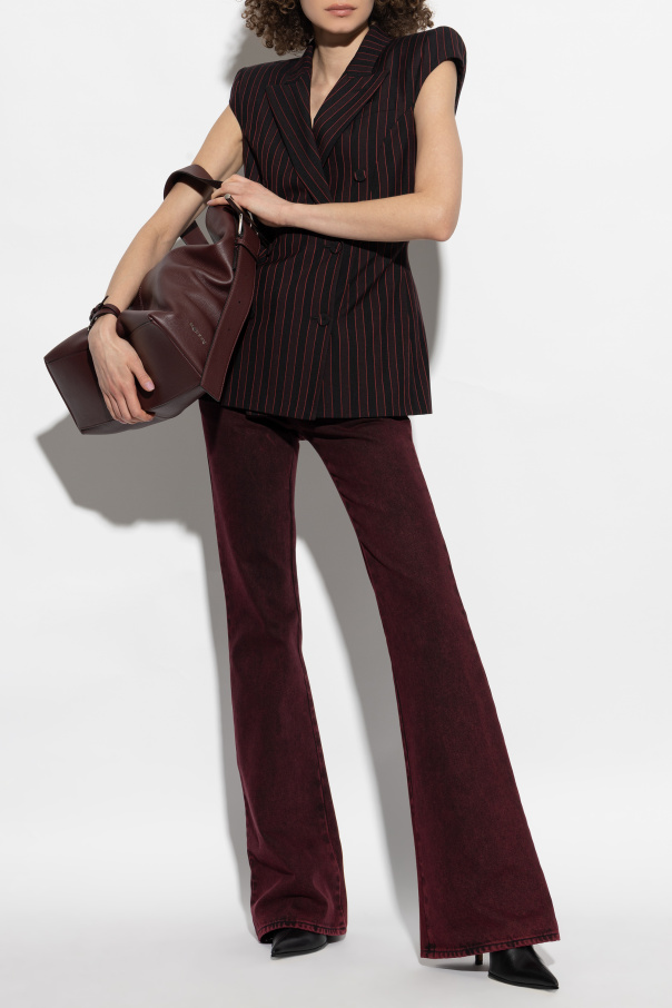 Alexander McQueen Vaqueros con logo