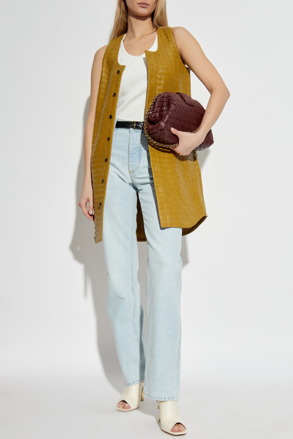 Bottega Veneta Jeansy z wysokim stanem