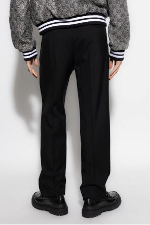 Gucci Wool trousers with shimmering appliqués