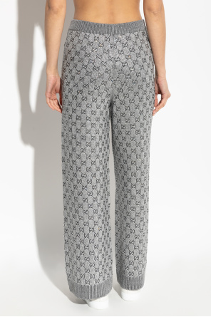 Gucci Pantalones con hilo de lurex y aplicaciones brillantes