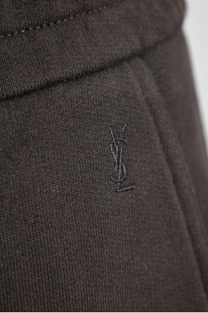 Saint Laurent Spodnie dresowe z logo