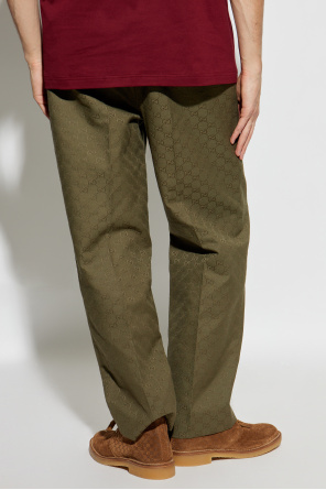 Gucci Trousers with 'GG' pattern