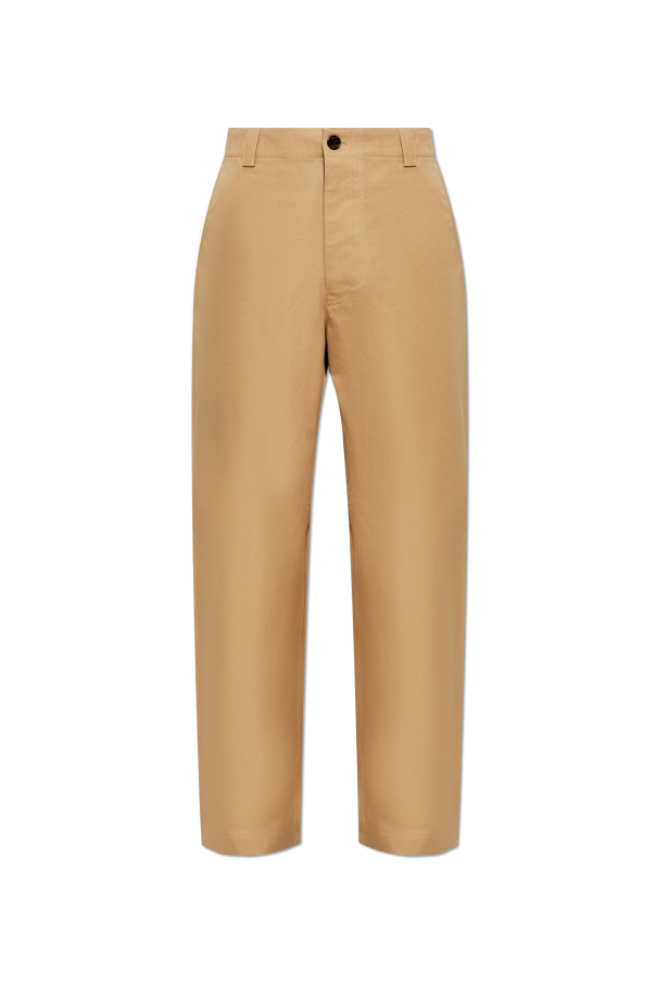 Pants with printed Web belt od Gucci