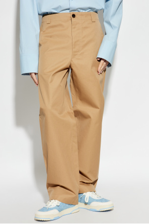 Gucci Hose mit bedrucktem Gürtel Web