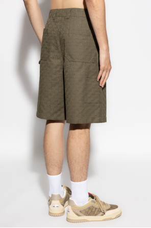 Gucci Pantalones cortos con estampado "GG"