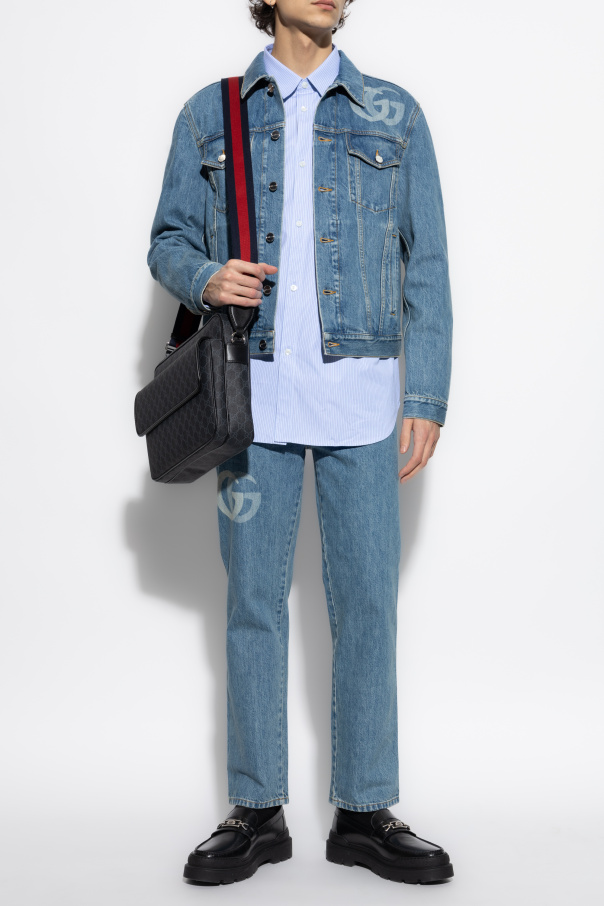 Gucci Jeansy z logo