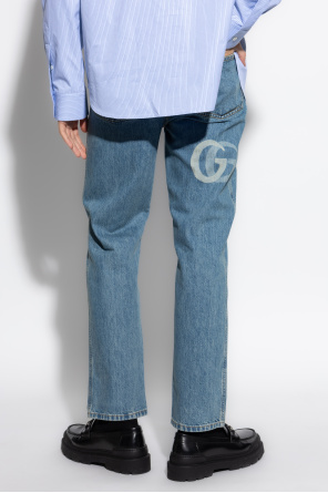 Gucci Jeansy z logo